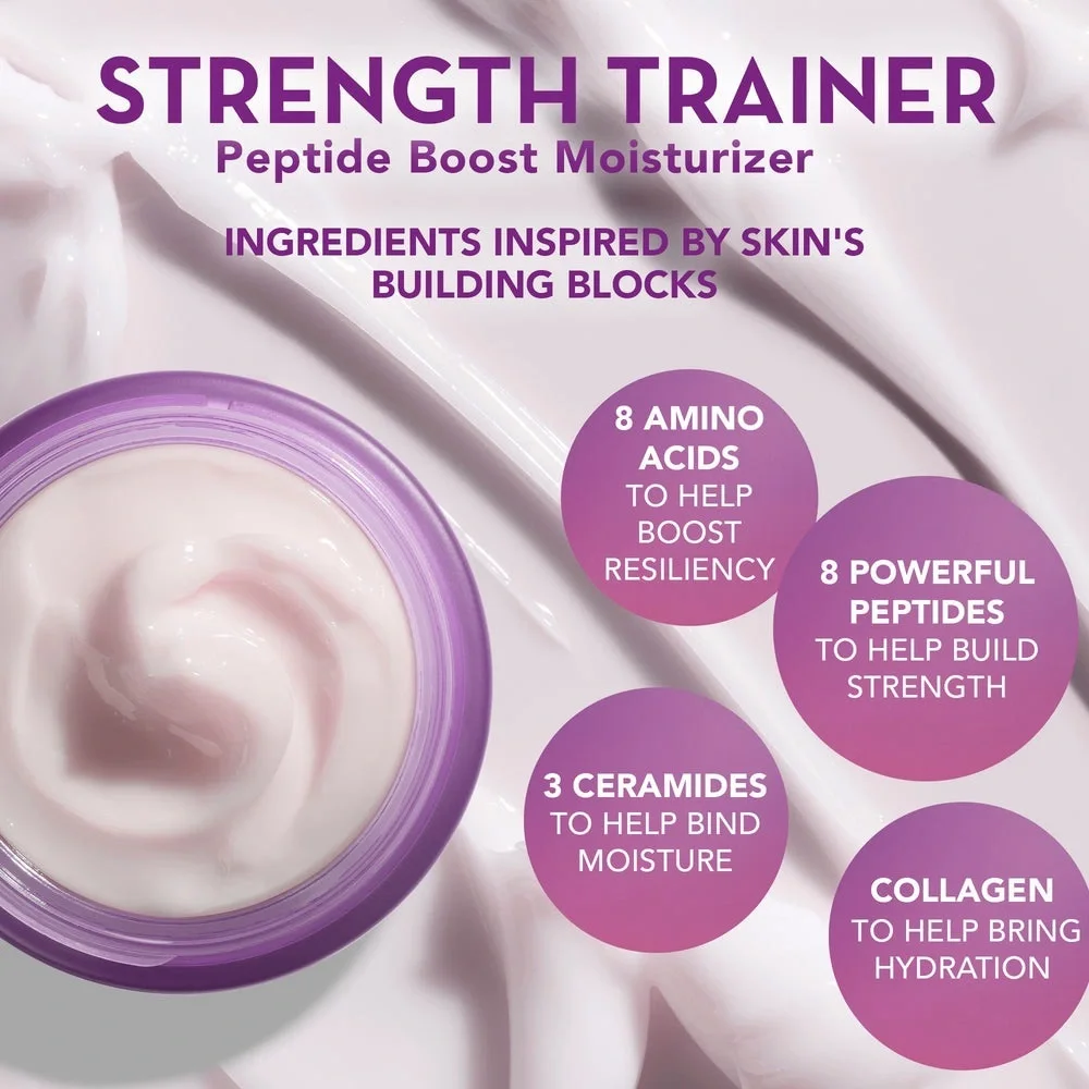 Ole Henriksen Strength Trainer Peptide Boost Moisturizer 7ml. Travel Size